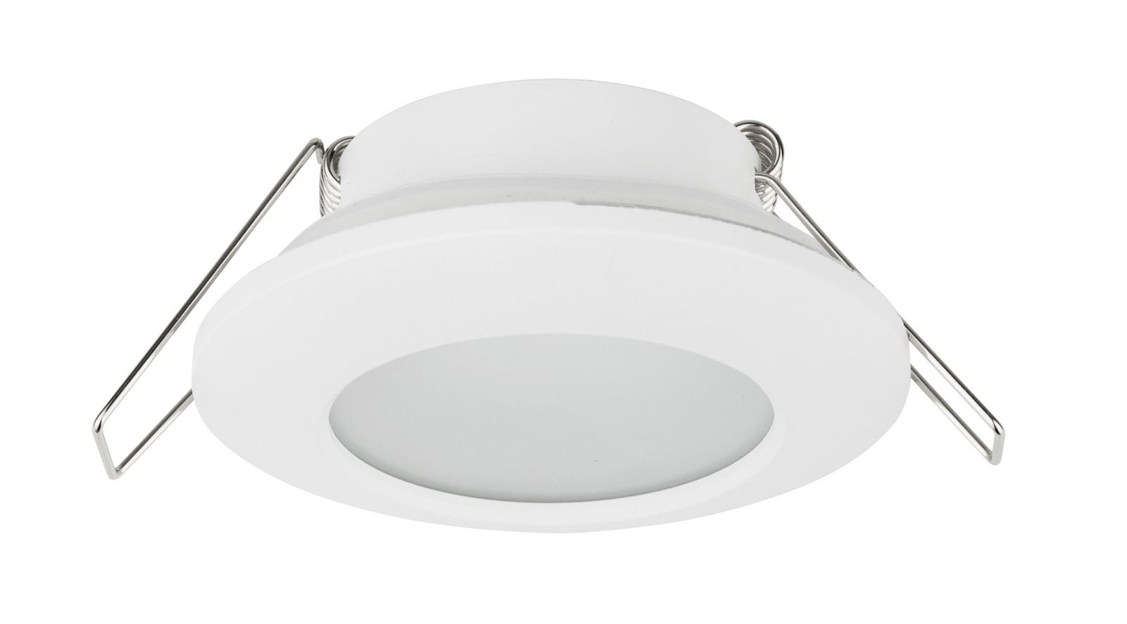 AYACUCHO LE61389 Lampa natynkowa LED okrągła biała aluminiowa o nowoczesnym designie