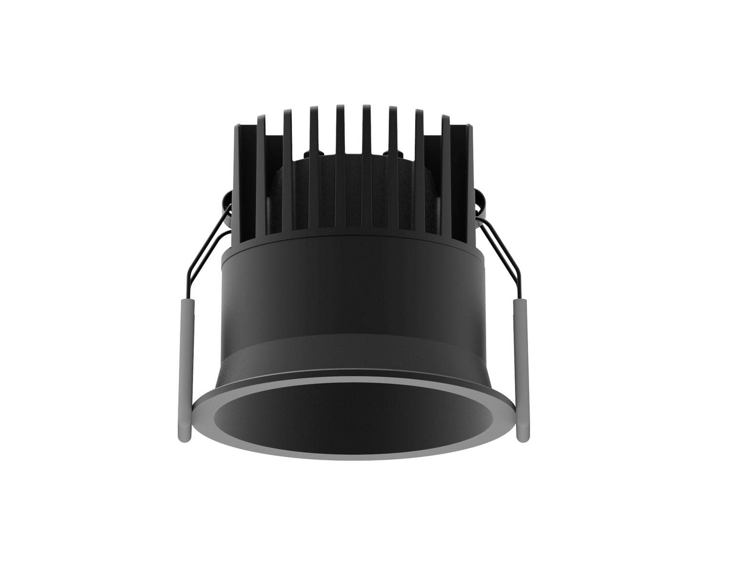 Luces Exclusivas MALLORCA LE61576 Lampa zewnętrzna sufitowa o cylindrycznym kształcie czarna aluminiowa 78 mm