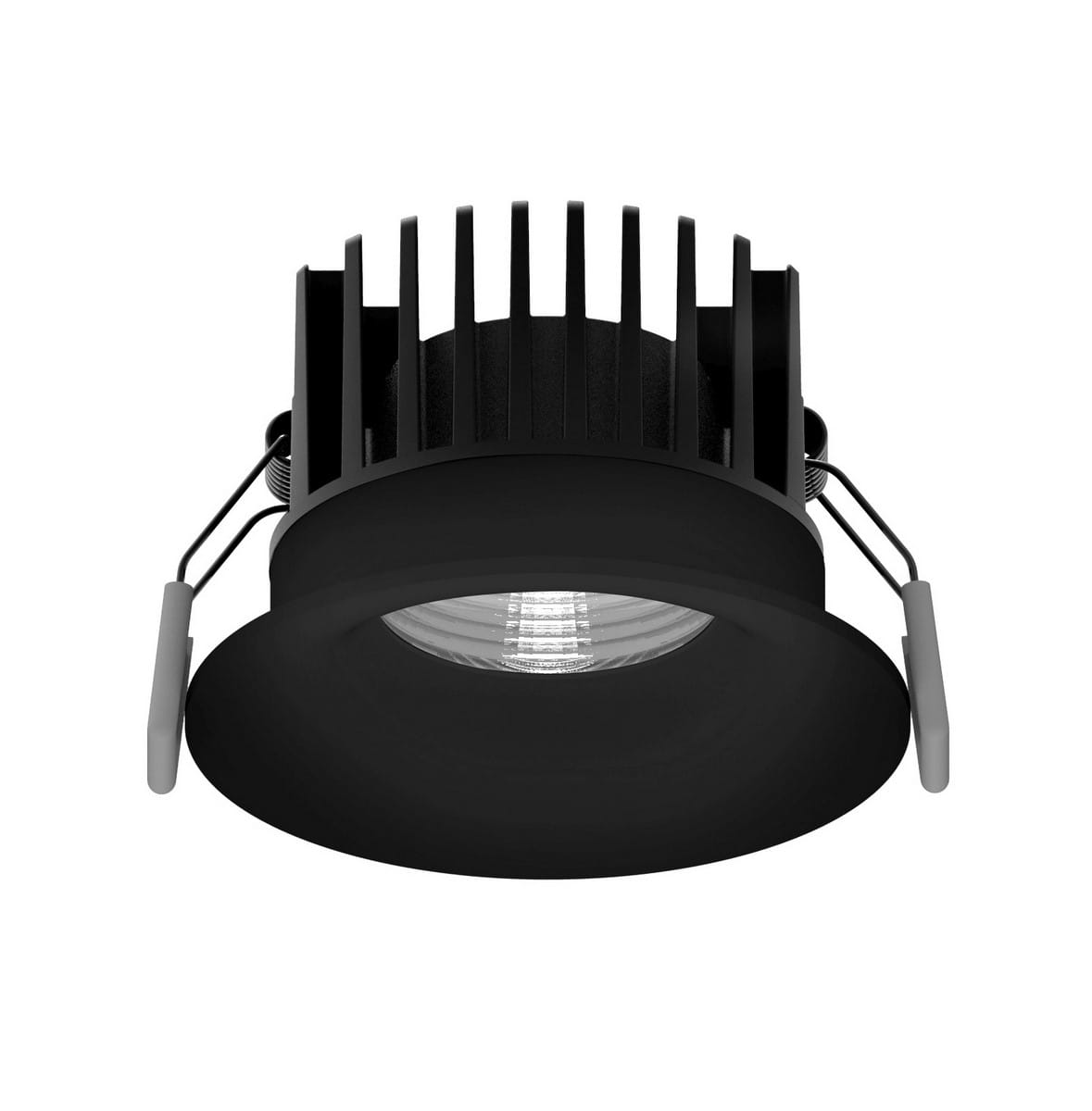 Luces Exclusivas MALLORCA LE61581 Lampa zewnętrzna sufitowa o cylindrycznym kształcie z aluminiową obudową w kolorze czarnym wodoodporna