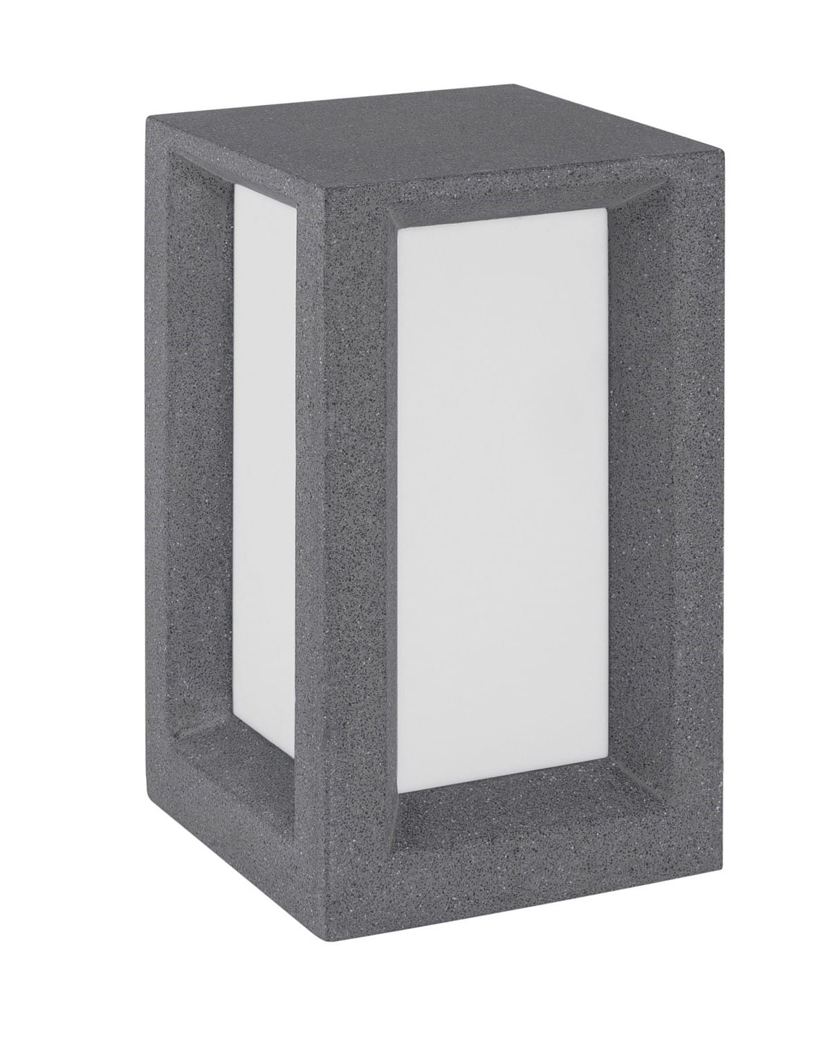 Luces Exclusivas APATZINGAN LE71583 Ogrodowa lampa stojąca prosta szara z akrylu o kwadratowym kształcie