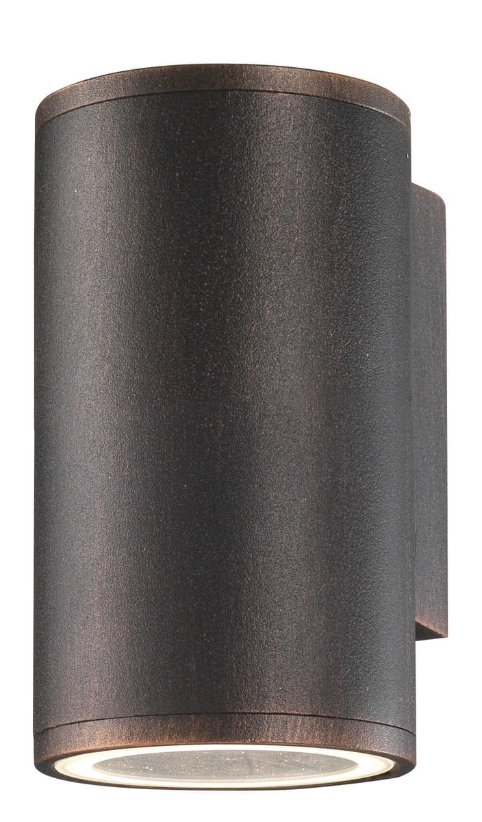 Luces Exclusivas RIOHACHA LE71386 Kinkiet zewnętrzny cylindryczny brązowy odporny na warunki atmosferyczne