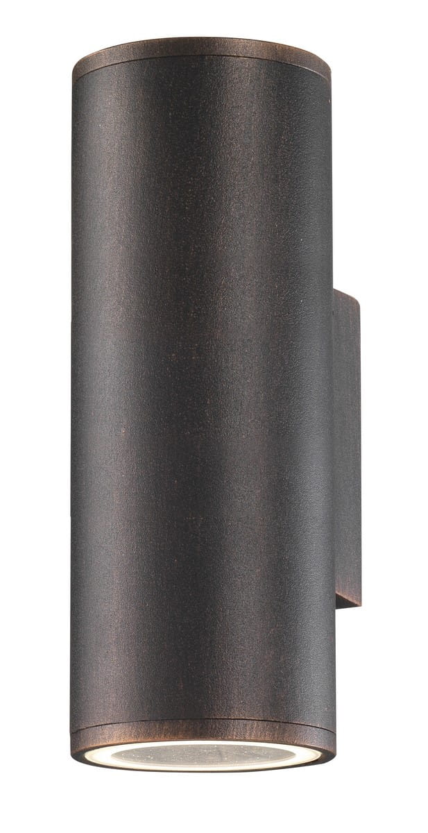 Luces Exclusivas RIOHACHA LE71388 Kinkiet zewnętrzny cylindryczny brązowy odporny na warunki atmosferyczne