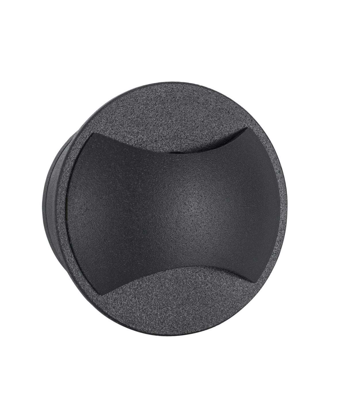 Luces Exclusivas CHICOLOAPAN LE71617 Kinkiet zewnętrzny Okrągły aluminiowy w kolorze czarnym o nowoczesnym designie