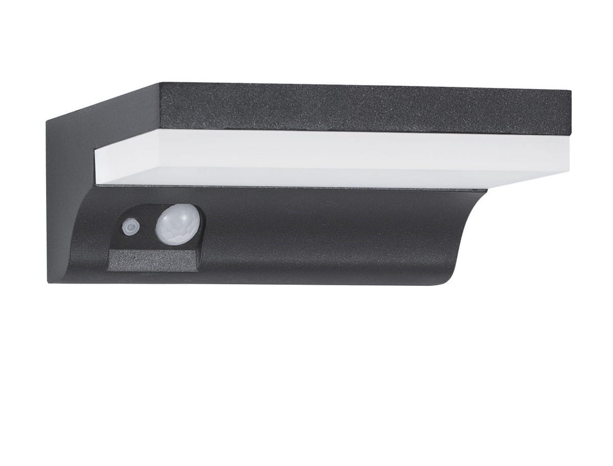 Luces Exclusivas LAVENTILLE LE71552 Kinkiet zewnętrzny prostokątny antracytowy z czujnikiem ruchu