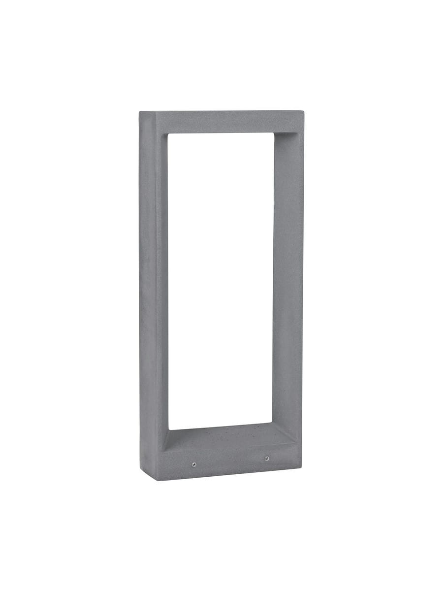 Luces Exclusivas ABUNDIO LE73574 Lampa ogrodowa stojąca Betonowa rama prostokątna Oświetlenie zewnętrzne