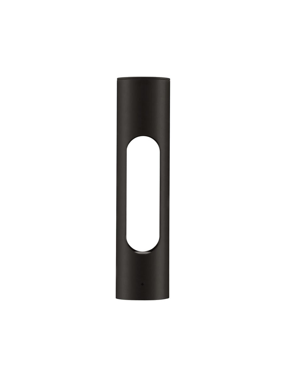 Luces Exclusivas ACATLA LE73504 Ogrodowa lampa stojąca cylindryczna czarna z efektem świetlnym