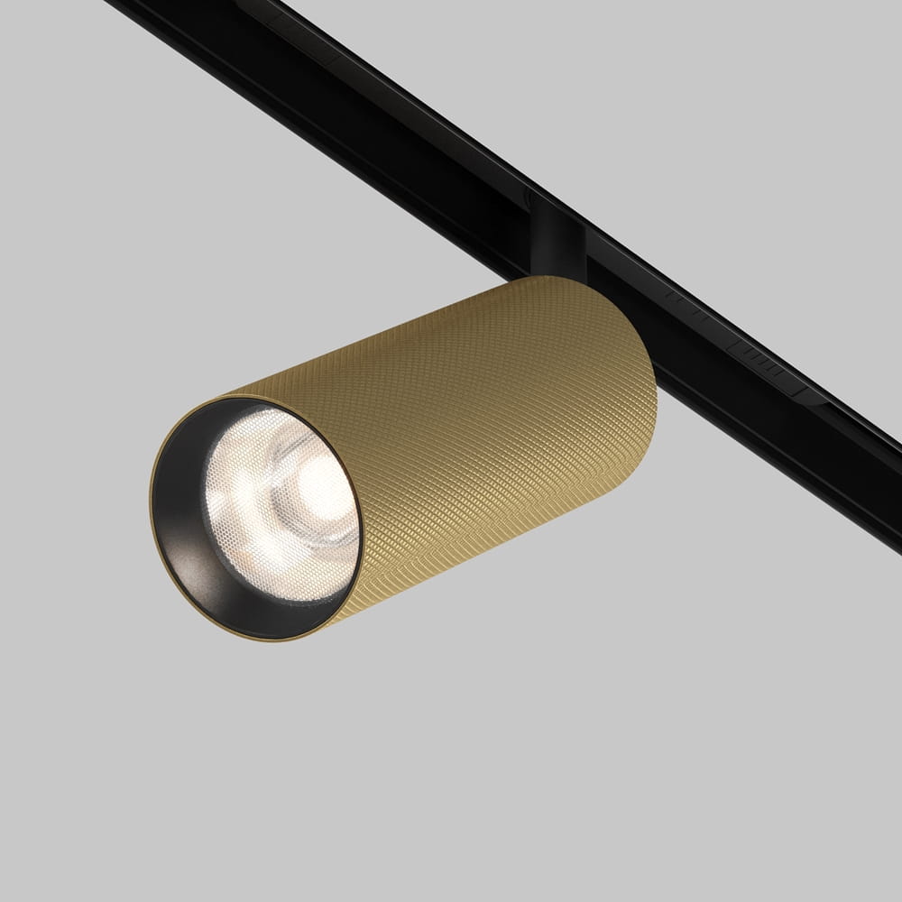 EXILITY ARTISAN LED 12W 4000K 36st spot złoty mat z teksturą do szyn magnetycznych