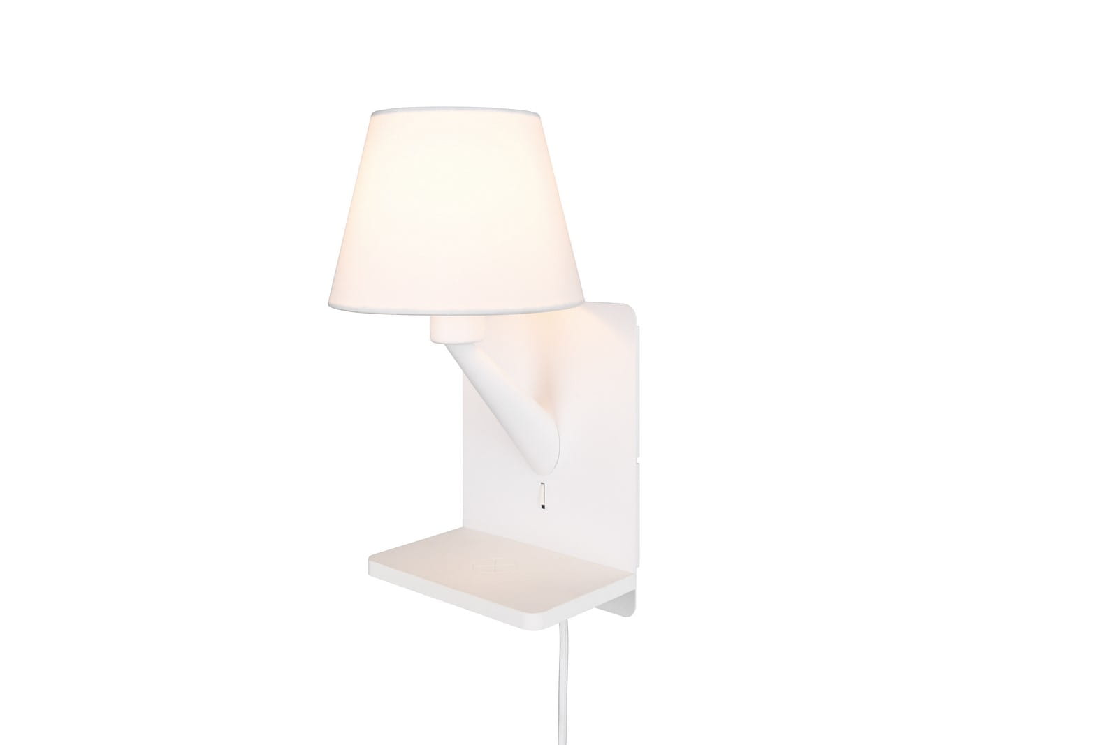 Trio COMFORT 262670131 kinkiet z ładowarką indukcyjną i usb biały