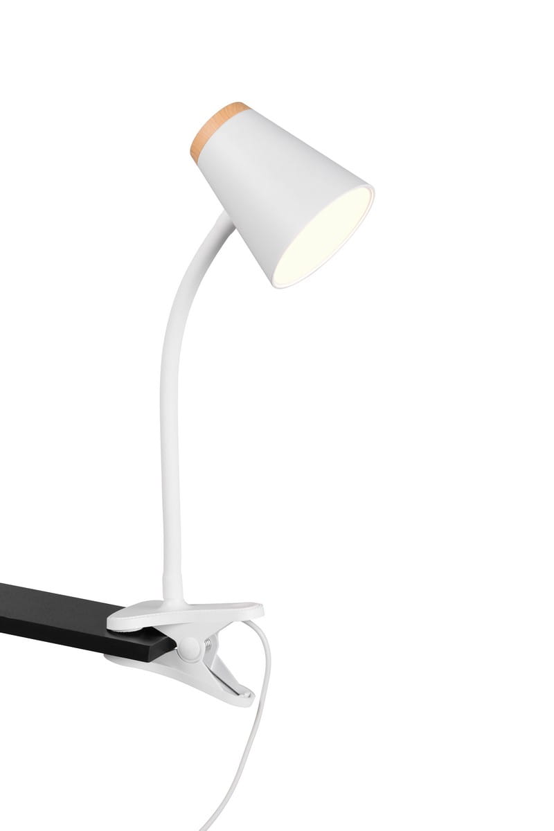 RL Light PONGO R25831101 lampa z klipsem biała LED 4,5W 3000K
