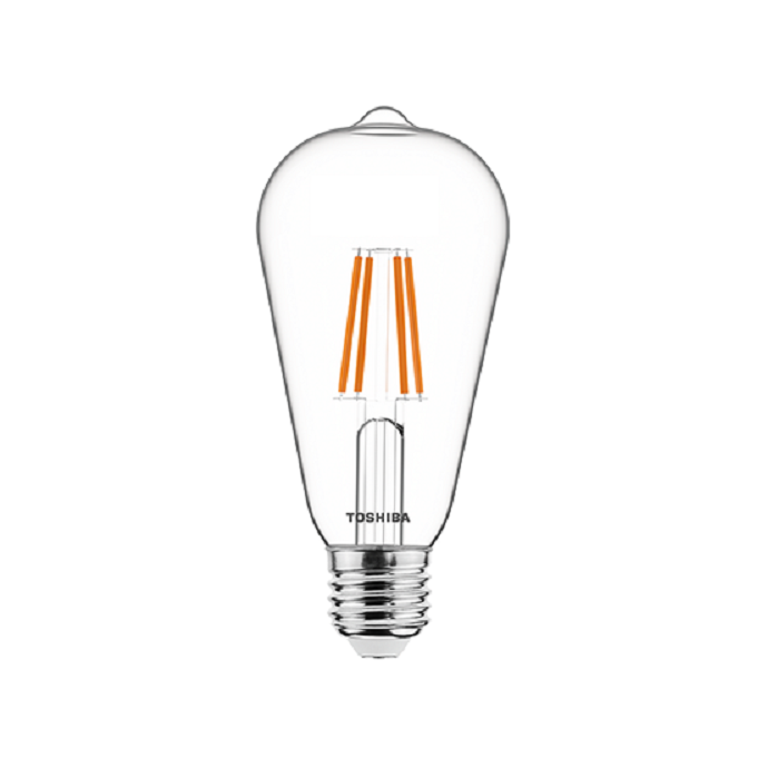 GREENLUX Żarówka Filamentowa ST64 7W gruszka 2700K przezroczysta