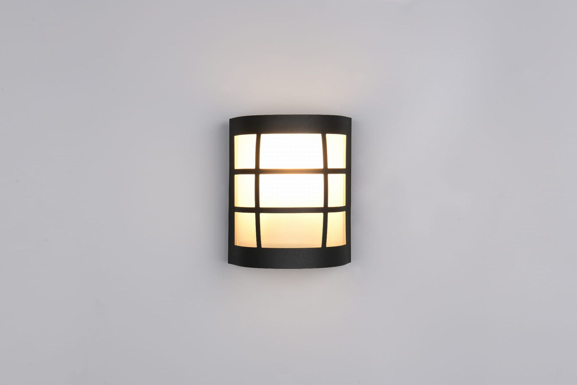 RL Light SINTRA R26456132 kinkiet zewnętrzny czarny ze szklanym kloszem 1xE27