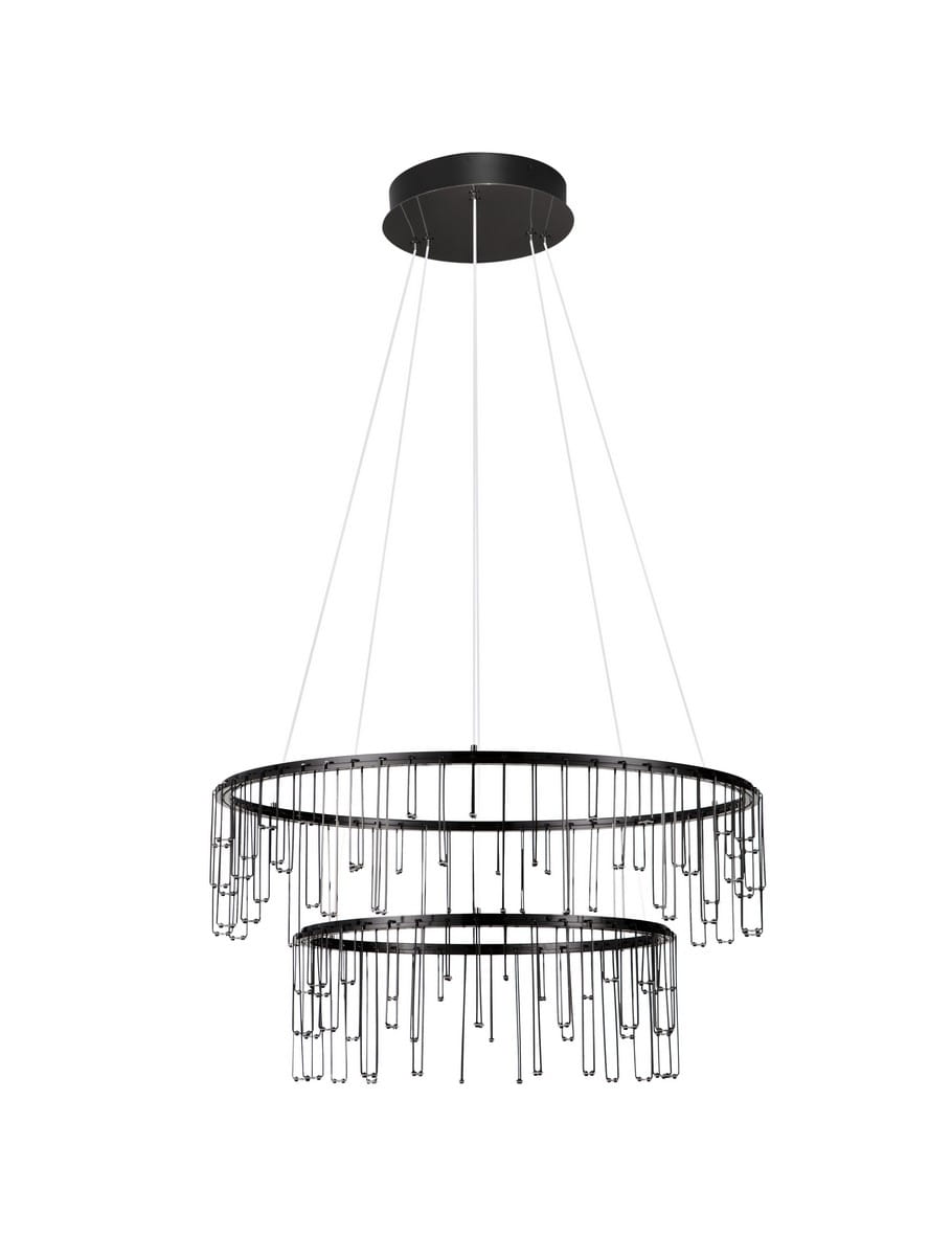 HUARAZ LE44444 Lampa wisząca LED podwójny pierścień nowoczesny design