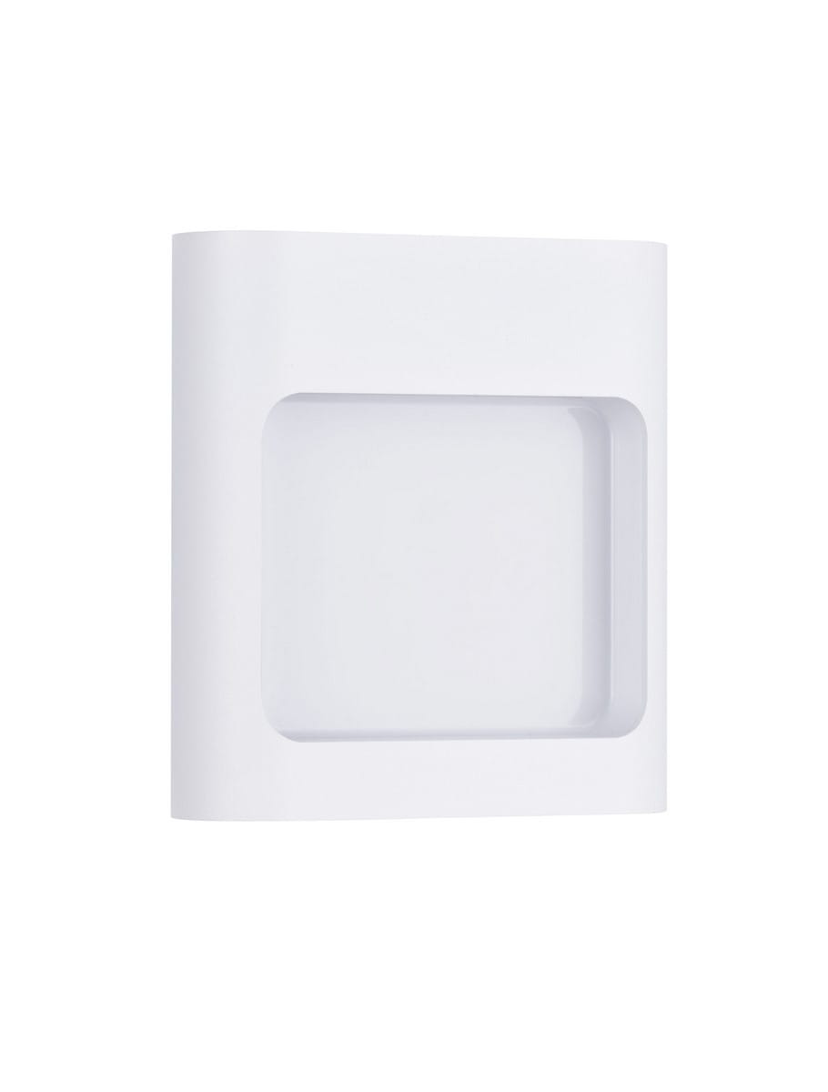 Luces Exclusivas ARBIETO LE73787 Kinkiet zewnętrzny prostokątny aluminiowo-szklany o eleganckim designie