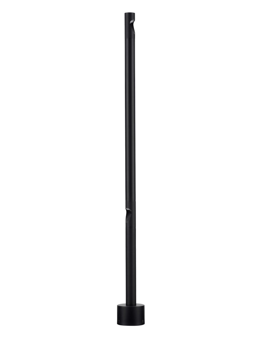 Luces Exclusivas CATACAOS LE73751 Ogrodowa lampa stojąca walcowa czarna zintegrowane LED 9W odporna na warunki atmosferyczne IP65
