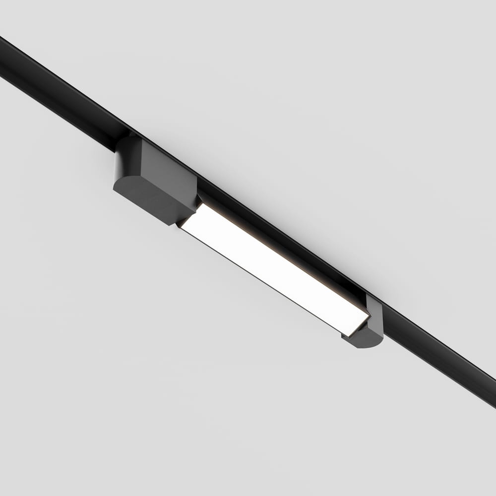 UNITY BASIS ROT TR104-1-12W4K-B-DE lampa regulowana czarna LED 12W 4000K do szyny 1-fazowej