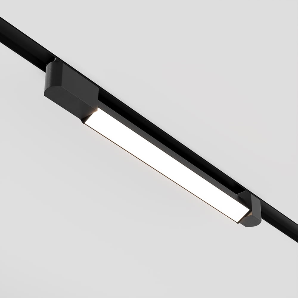 UNITY BASIS ROT TR104-1-24W4K-B-DE lampa regulowana czarna LED 24W 4000K do szyny 1-fazowej