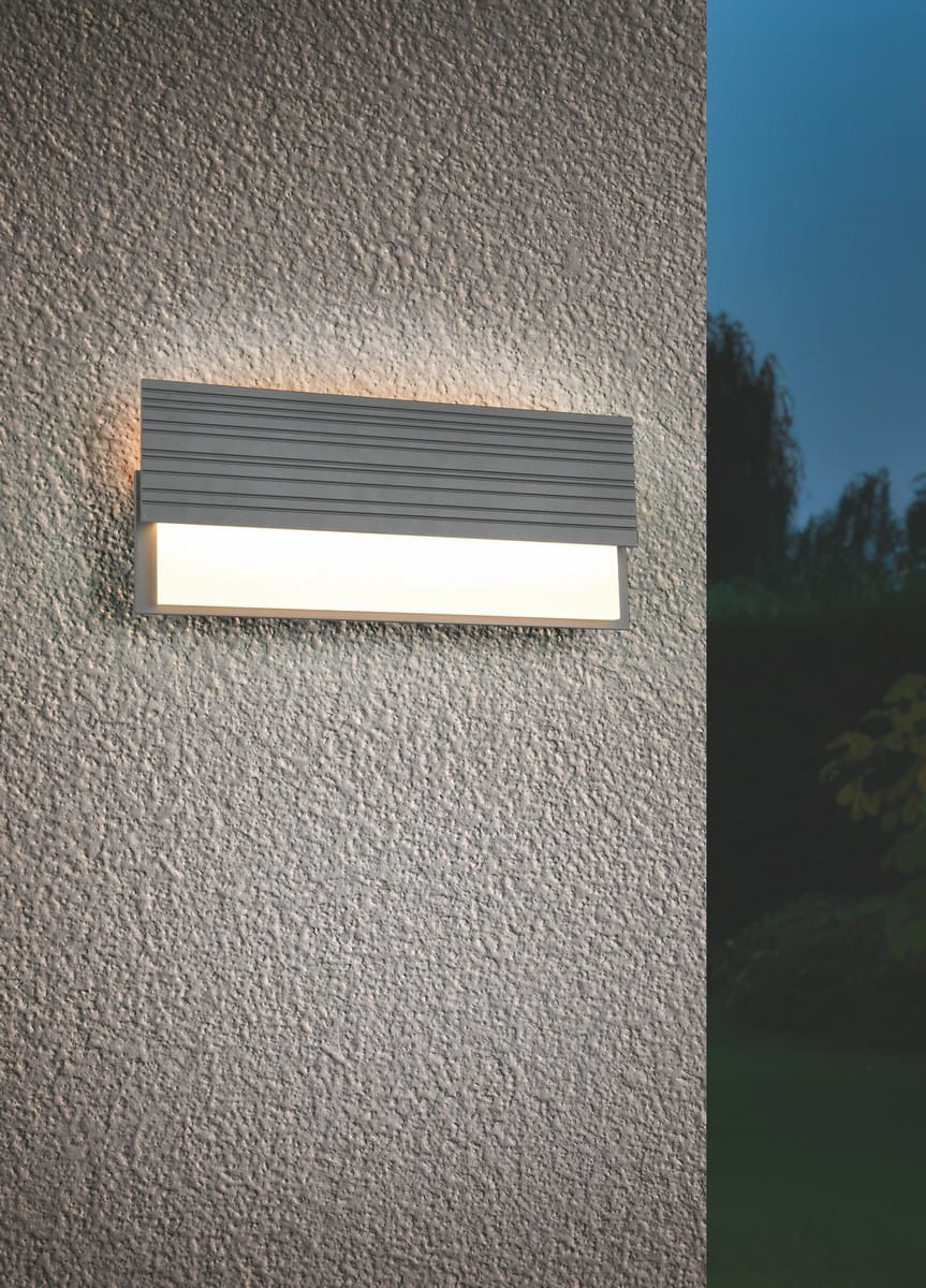 Trio MARIZA 247060142 kinkiet zewnętrzny LED 10W IP65 antracyt światło góra dół odbite