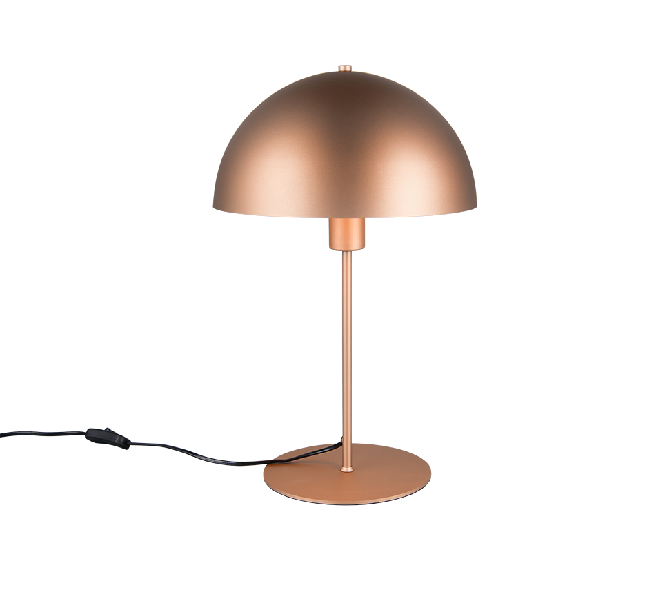 Trio NOLA 506290165 lampa stołowa kawowy grzybek / kopuła fi 30cm 1xE27
