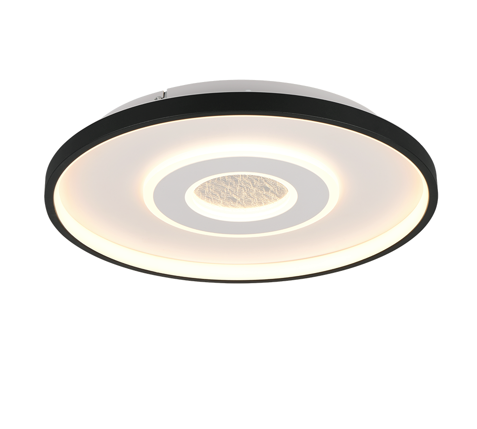 NAZAR 633910134 futurystyczny czarny plafon LED 20W 3000K 3stepDim