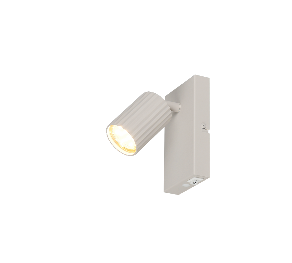 SOKA 867770176 kinkiet regulowany spot kaszmirowa ryflowana tuba 1xGU10