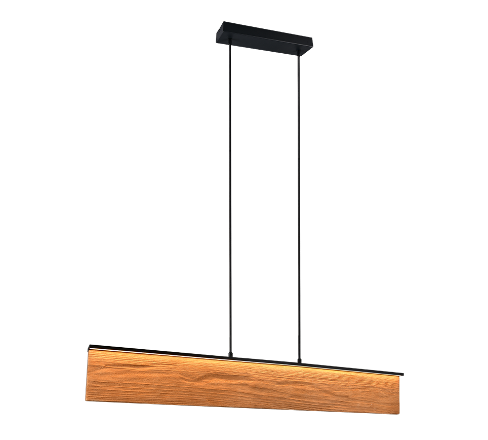 KALEA 355510130 lampa wisząca podświetlania deska LED 39W 3000K DIM wykończenie czarne