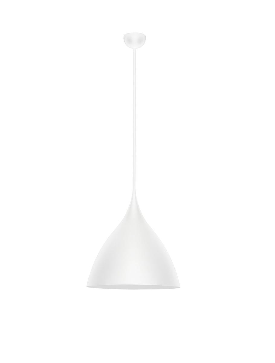 CHAYANTA LE44665 Lampa wisząca Trój-punktowa Nowoczesny Design Klosz Stożkowy Biały Metal