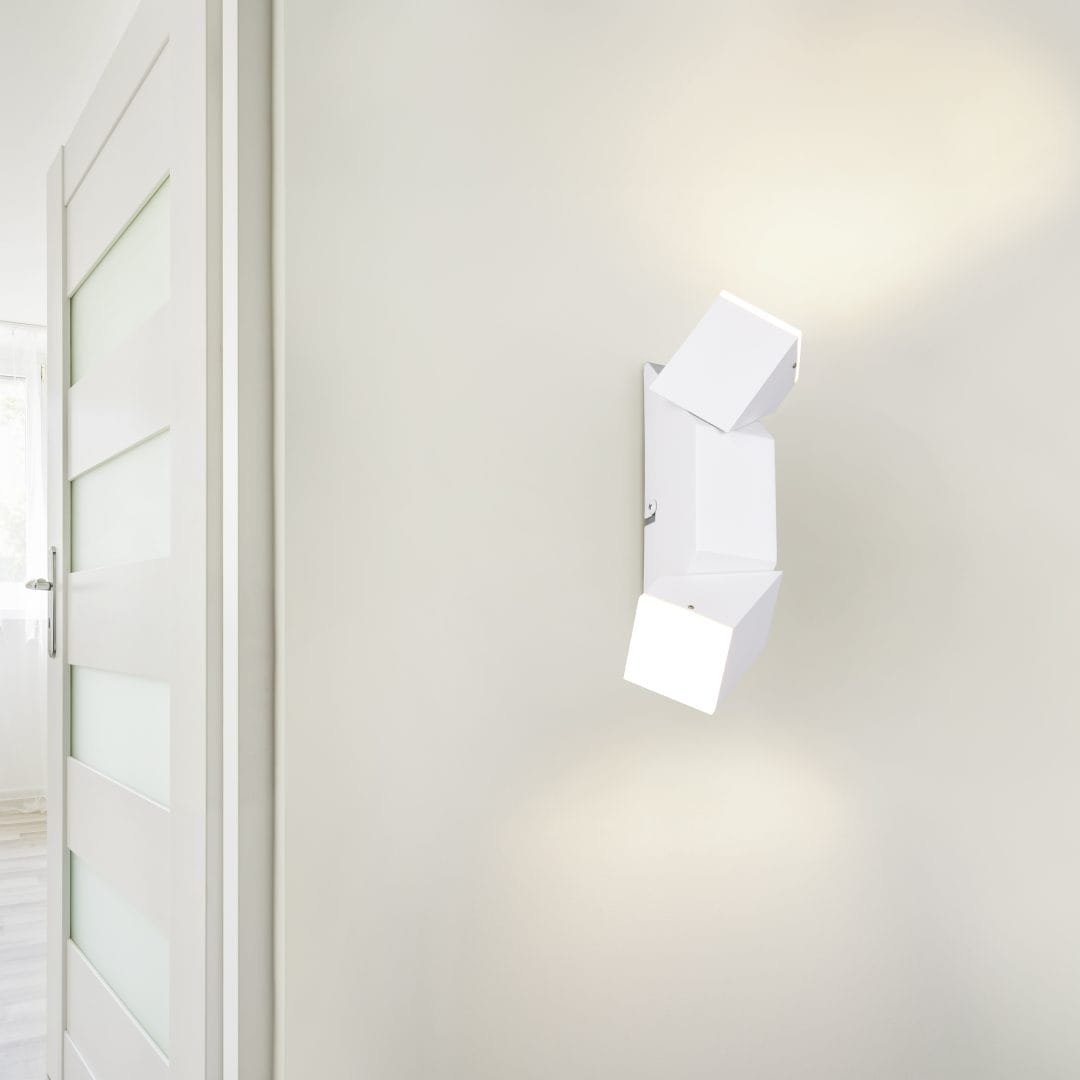 RAGLAN 248510231 biały kinkiet regulowany LED 2x3,8W światło góra dół