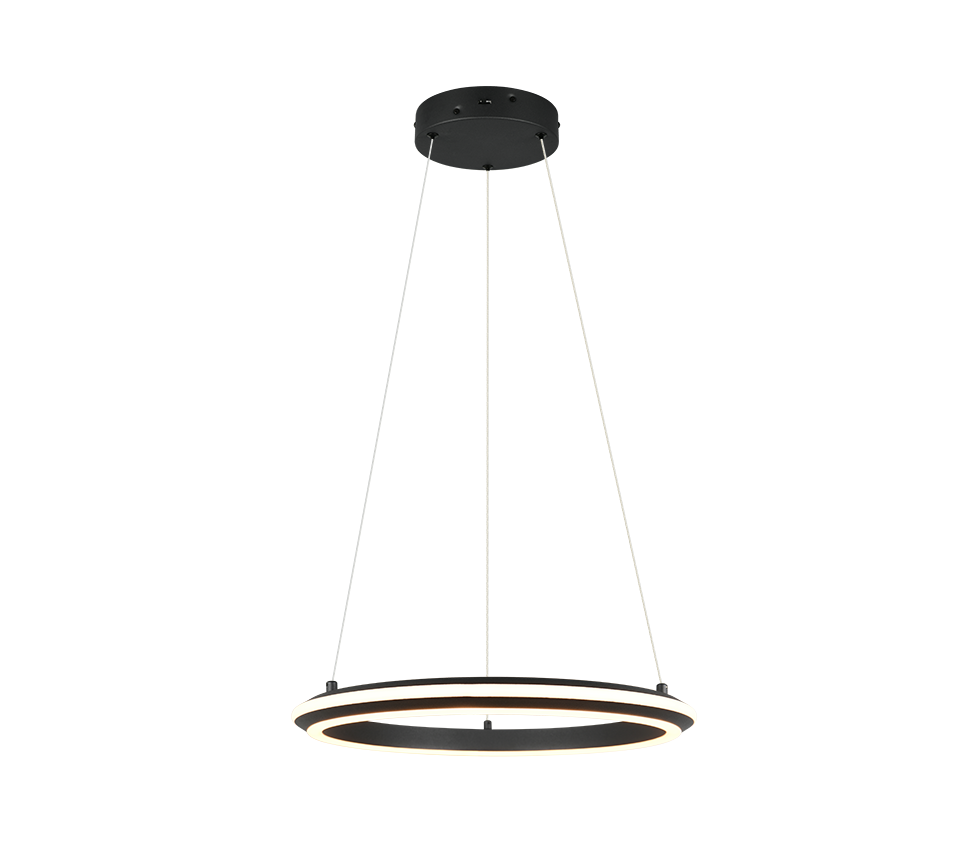 AMADOR 331010132 lampa wisząca czarna ring fi 45cm LED 34W CCT 3stepDIM