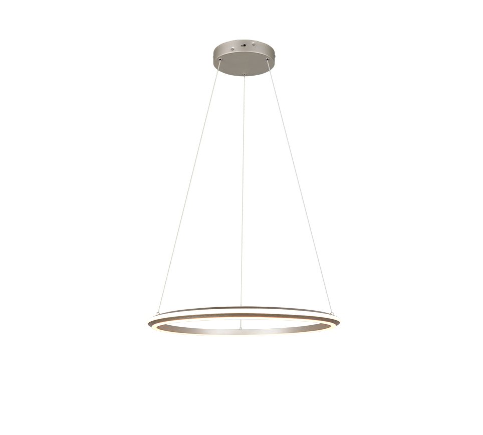 AMADOR 331019107 lampa wisząca nikiel mat ring fi 75cm LED 48W CCT 3stepDIM