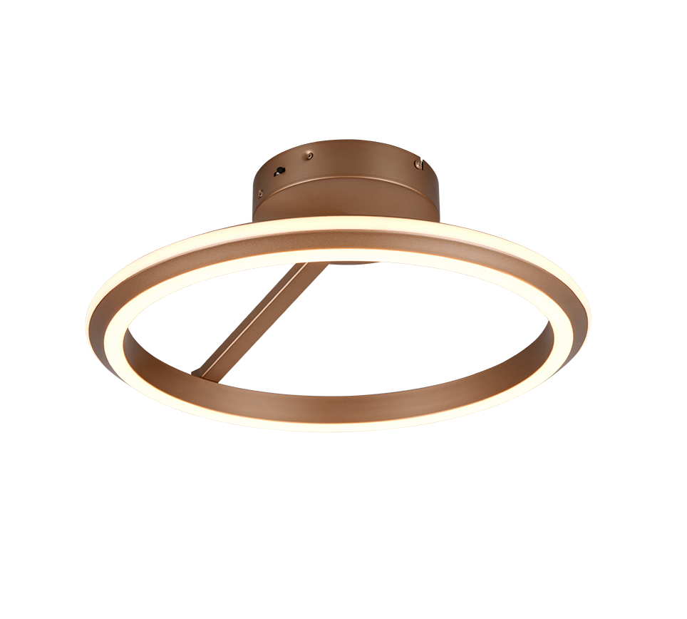 AMADOR 635510165 lampa sufitowa kawowa ring fi 45cm LED 34W CCT 3stepDIM