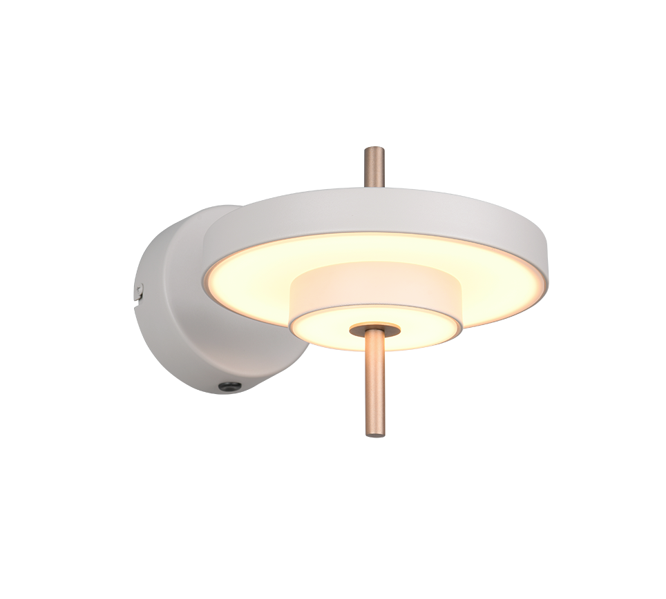 KEATON 240270176 nowoczesny kinkiet LED 10W CCT 3stepDim wykończenie ciepły szary / kawowy