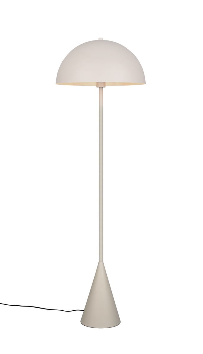Trio ALFIE 465000176 minimalistyczna jasnoszara lampa stojąca 1xE27 kształt grzyba