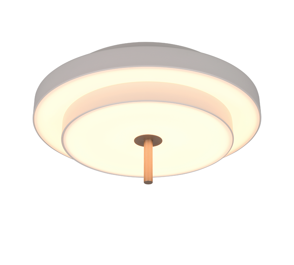 KEATON 640210176 plafon LED 34,5W CCT 3stepDim wykończenie ciepły szary / kawowy