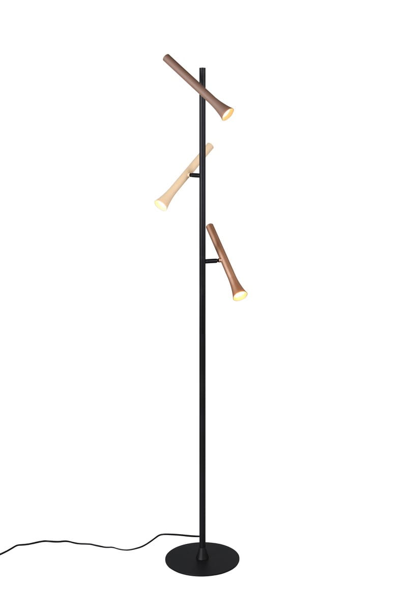 Trio FIATO 452010317 lampa stojąca LED 3x3W DIM CCT przełącznik barwy światła