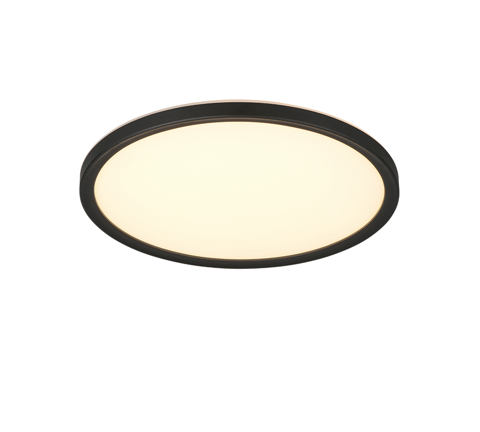 JOKO R63011102 czarny okrągły plafon fi 29cm LED 18W 2700-6500K DIM + pilot