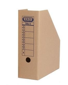 Herlitz Pojemnik Elba Tric 4 10cm brązowy (20 szt)