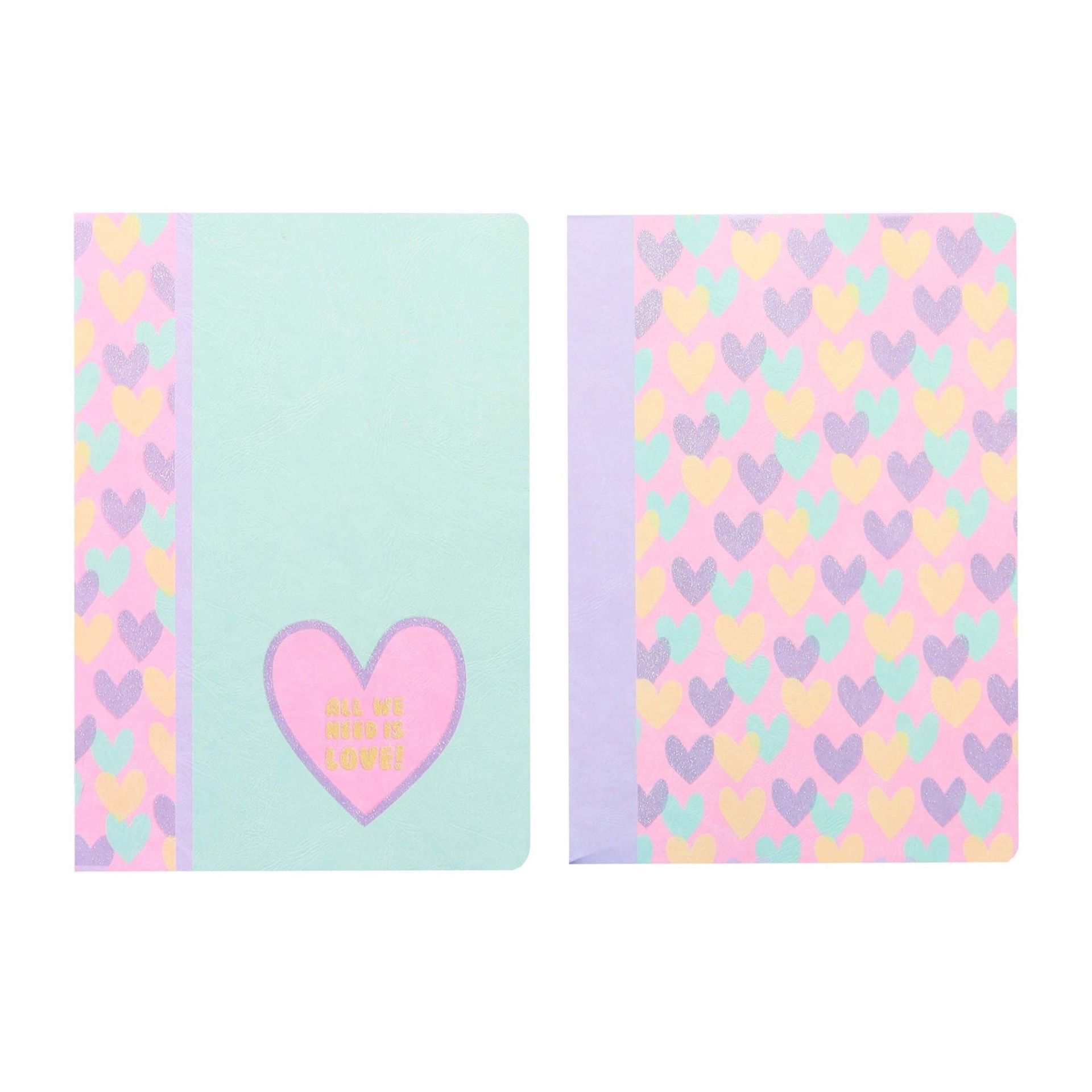 Ancor Zeszyt A4 Hearts kratka, 90g 48 kartek - zeszyt