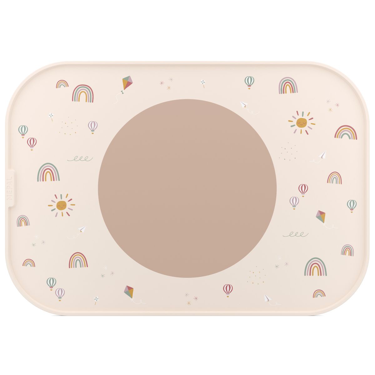 Mepal Taca dla dzieci do serwowania i nauki jedzenia Mio Sunshine & Rainbow 108035065245