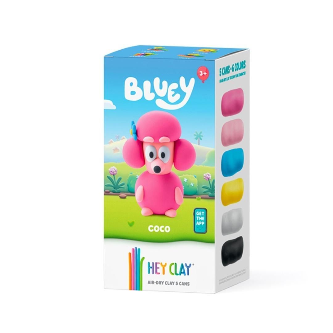 Hey Clay - Figurka Bluey Coco + akcesoriami 5pak - figurka