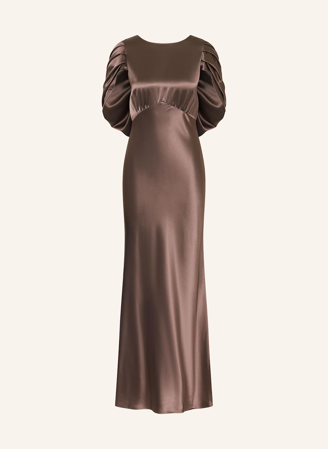 Malina Sukienka Satynowa Louise braun