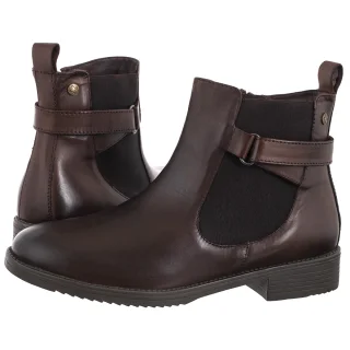 Botki Brązowe P2132-02/00-9 (MA1433-b) Maciejka