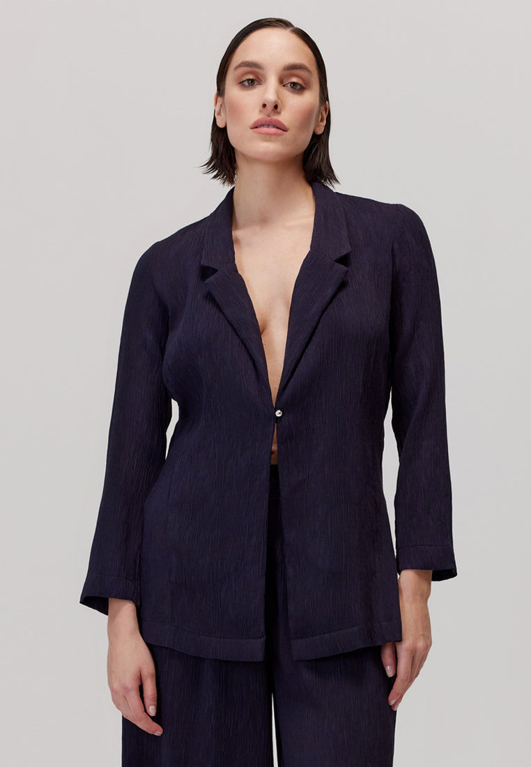 Żakiet wiskozowy Aria granatowy