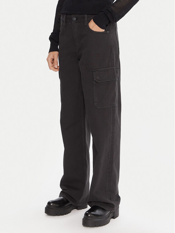 G-Star Raw Spodnie materiałowe Cargo D27017-5126 Czarny Slim Fit