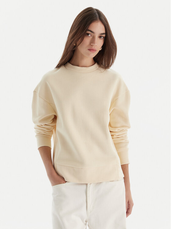 Patrizia Pepe Bluza 2M4494/J079-W405 Écru Regular Fit