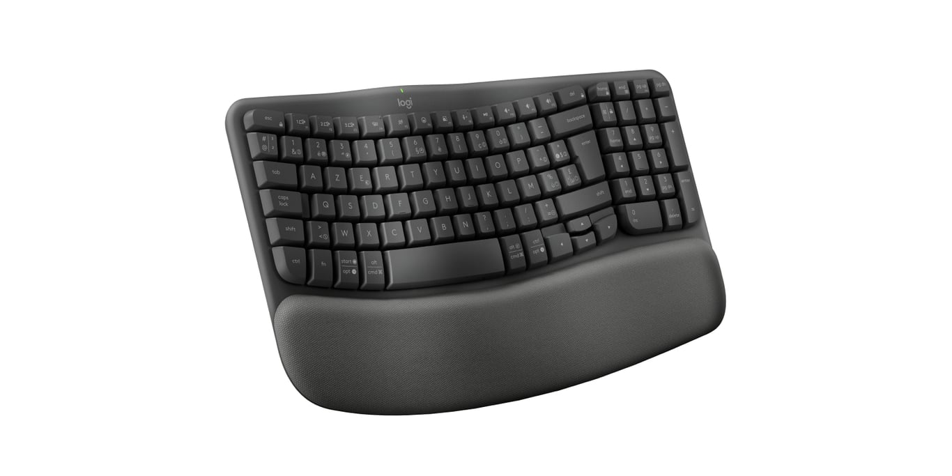 Logitech ERGO 920-012292 Biuro RF Wireless + Bluetooth AZERTY Belgijski Grafitowy