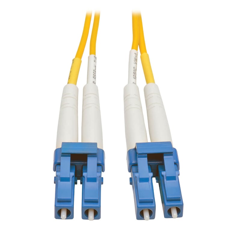 Tripp Lite N370-05M kabel InfiniBand / światłowodowy 5 m 2x LC OFNR Niebieski, Żółty