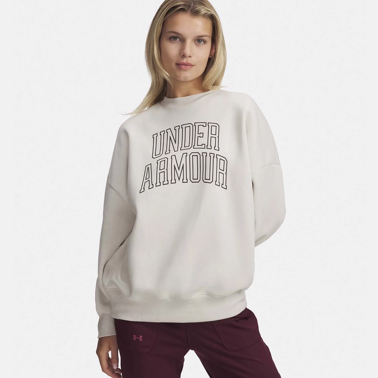 Bluza damska Under Armour Rival Fleece OS Varsity Crew