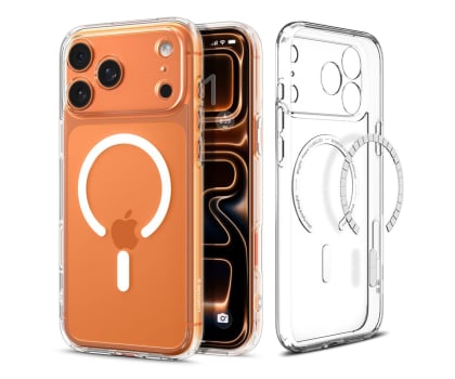 Spigen Ultra Hybrid Mag Magsafe do Iphone 17 Pro Clear/White