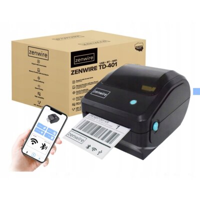 ZENWIRE TD-401 Bluetooth Wi-Fi Złącze USB
