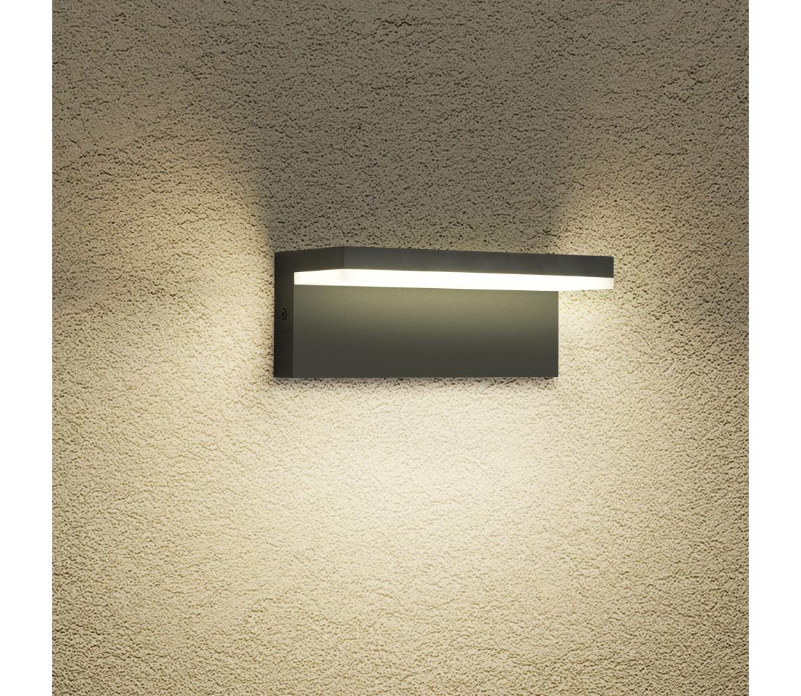 Brilagi - Zewnętrzny kinkiet LED TESSI LED/10W/230V czarny IP54
